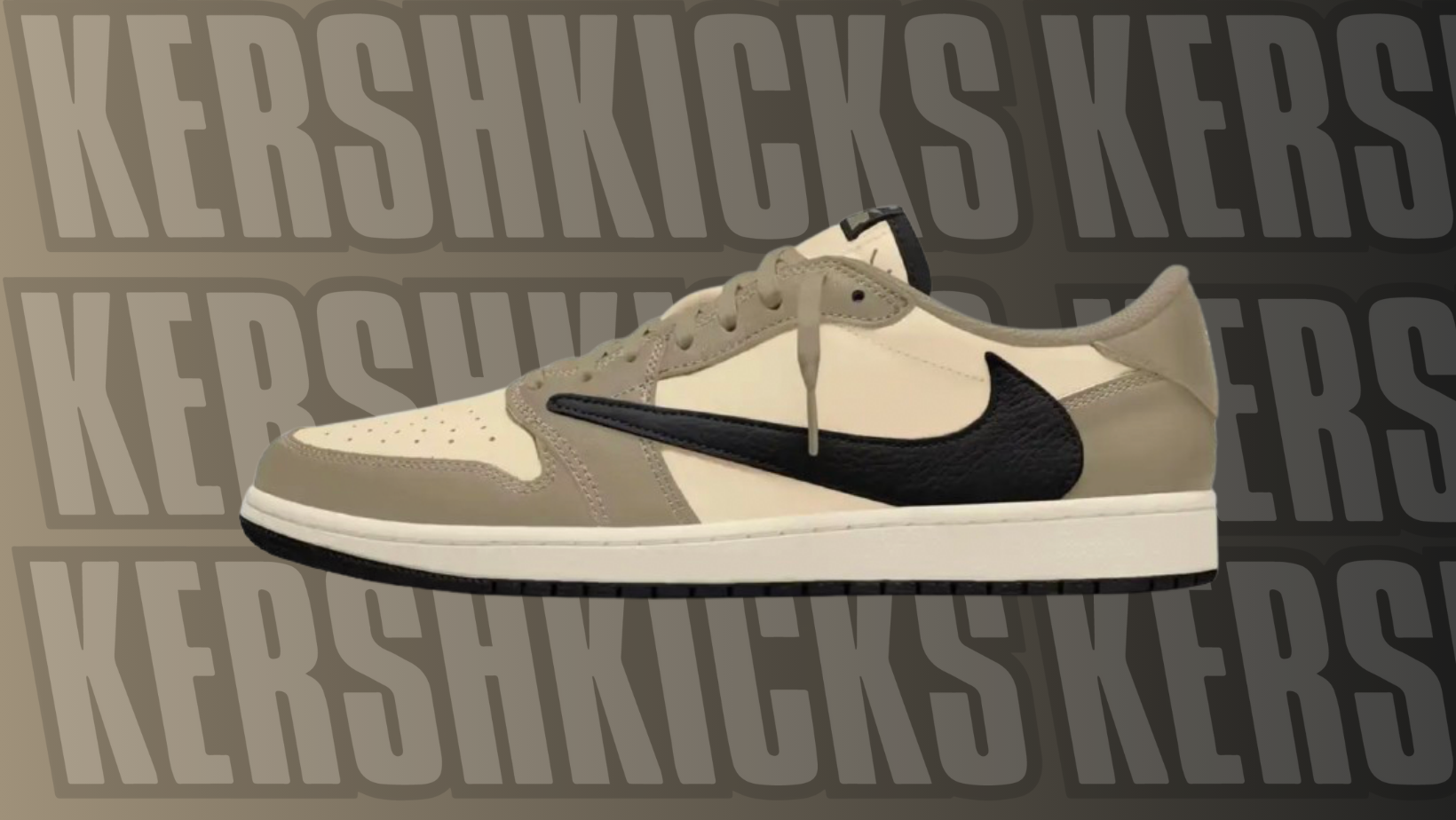The Nike Air Jordan 1 Low x Travis Scott 'Pale Vanilla'