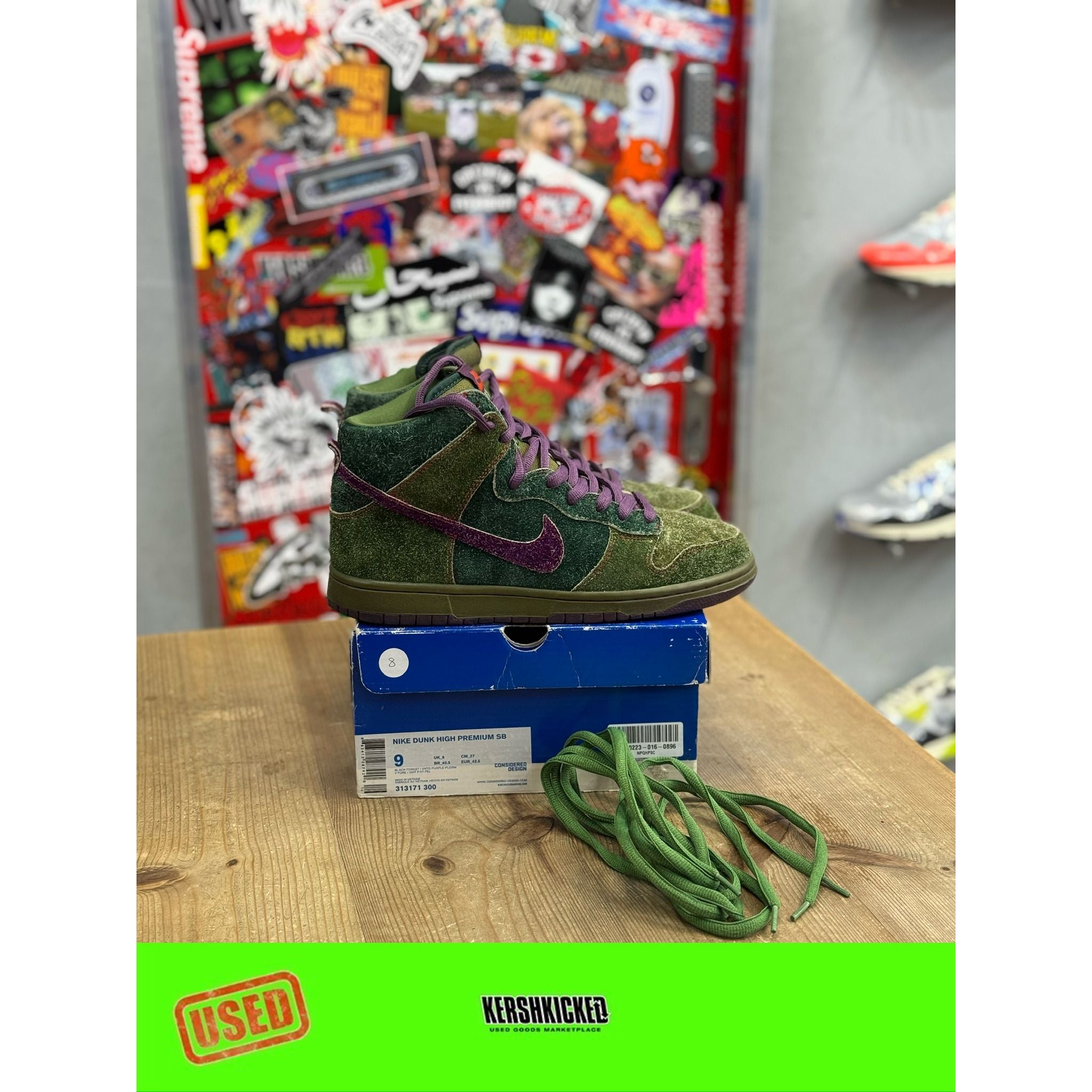 Nike SB Dunk High Skunk 420 UK 8 | Nike | KershKicks