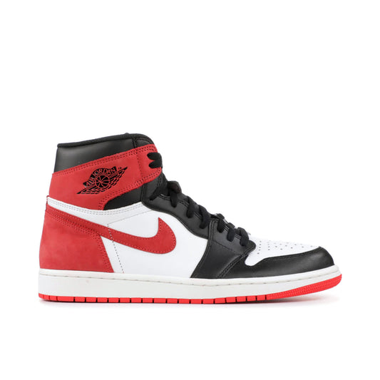 Jordan 1 Retro High Track Red by Jordan's in Shoes. Available at KershKicks for £425.00. A must-have for fans of Jordan's looking to elevate their style with this Shoes.