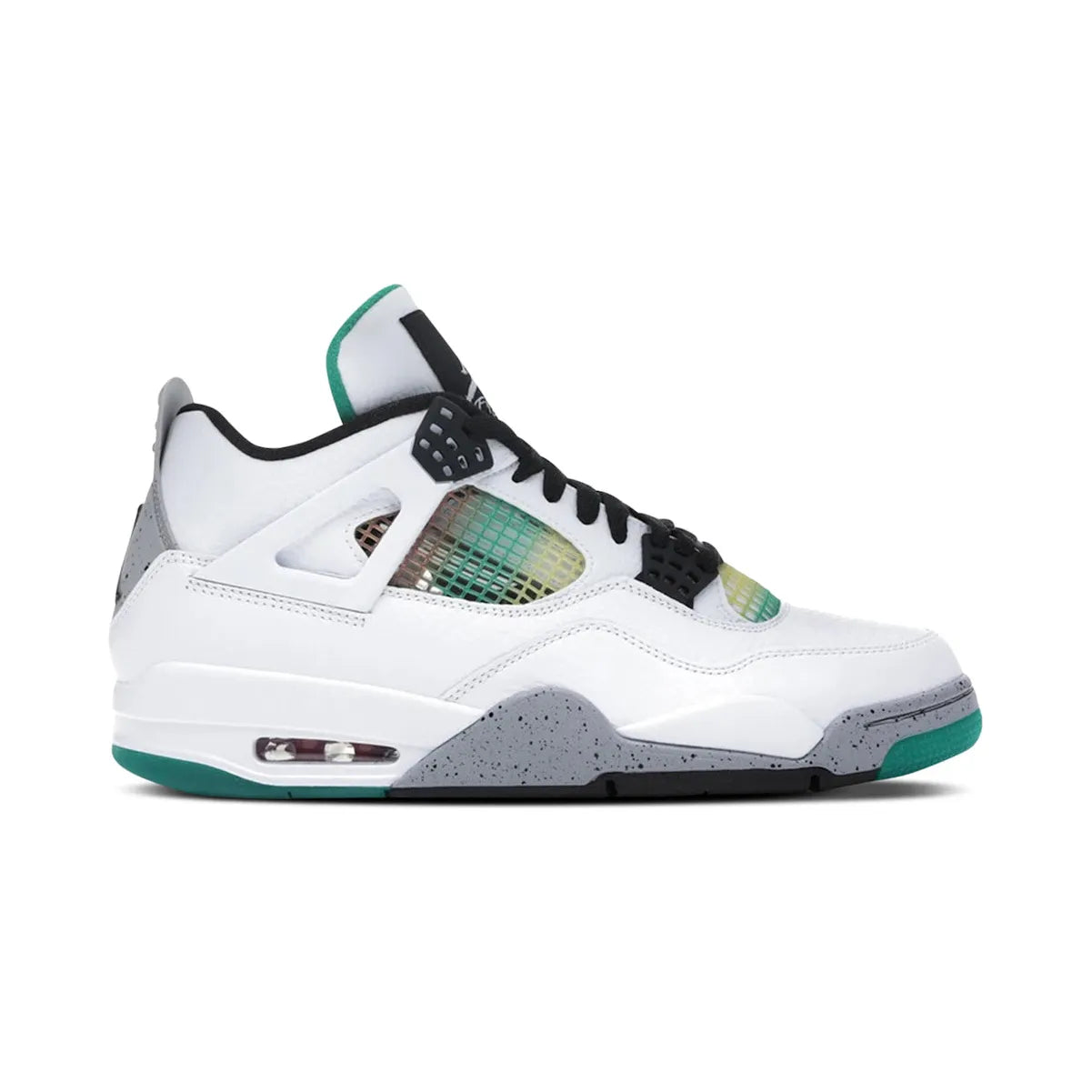 Jordan 4 Retro Lucid Green Rasta (Women's) by Jordan's in Shoes. Available at KershKicks for £350.00. A must-have for fans of Jordan's looking to elevate their style with this Shoes.