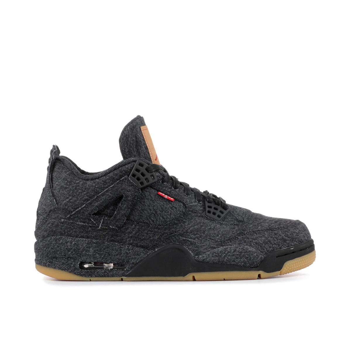 Jordan 4 Retro Levi's Black (Levi's Tag) by Jordan's in Shoes. Available at KershKicks for £600.00. A must-have for fans of Jordan's looking to elevate their style with this Shoes.