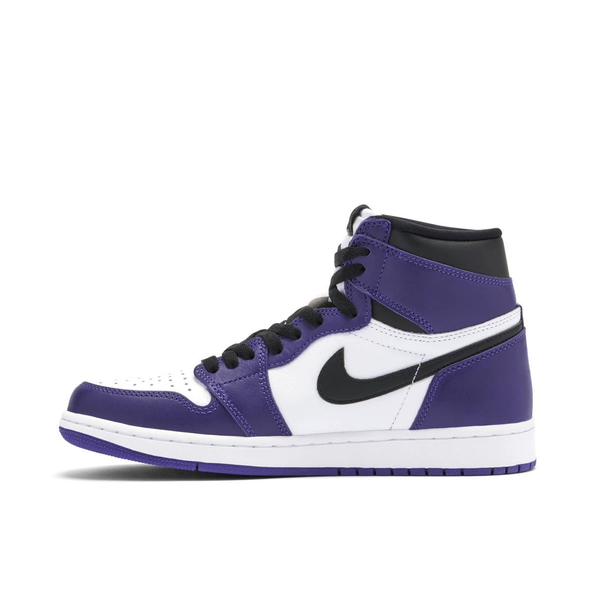 Jordan 1 Retro High Court Purple White by Jordan's in Shoes. Available at KershKicks for £250.00. A must-have for fans of Jordan's looking to elevate their style with this Shoes.