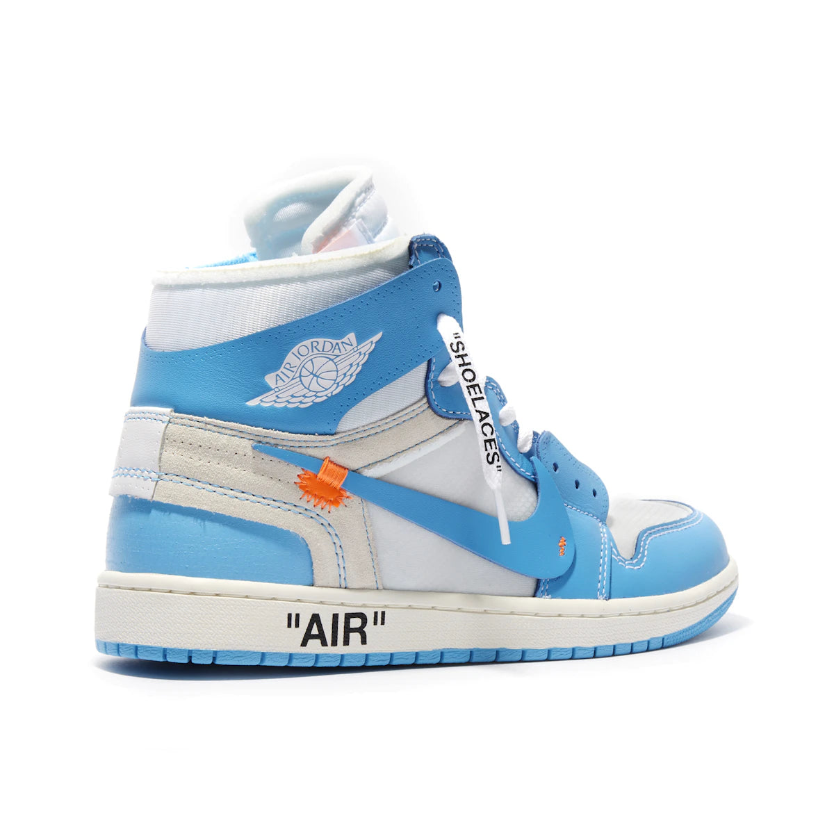 Air Jordan 1 Retro High Off White University Blue by Jordan's in Shoes. Available at KershKicks for £2250.00. A must-have for fans of Jordan's looking to elevate their style with this Shoes.