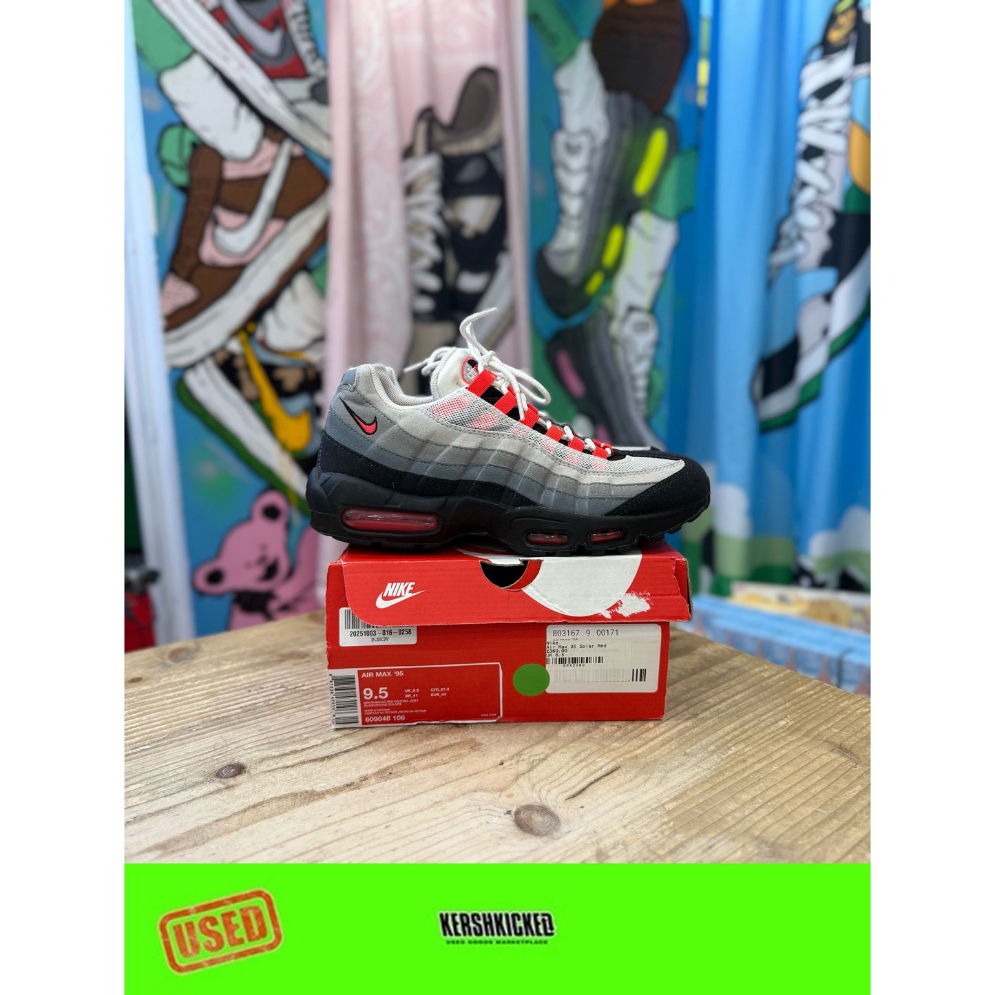 Nike Air Max 95 Solar Red UK 8.5