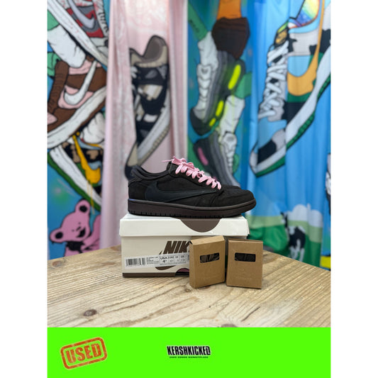 Jordan 1 Low Travis Scott Velvet Brown UK 4