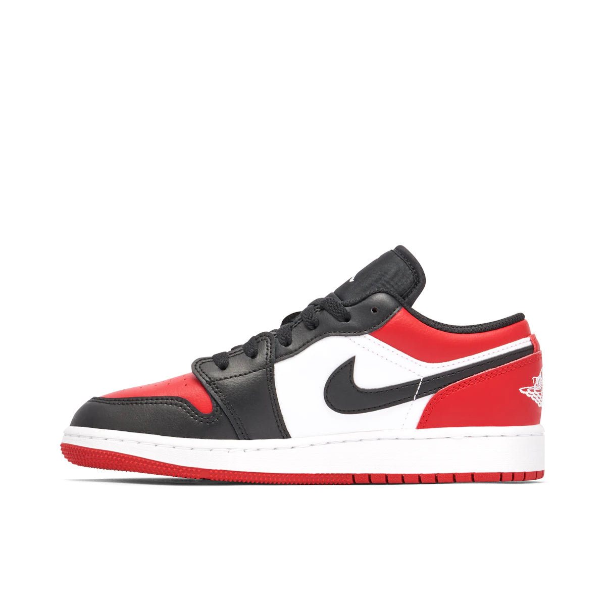 Jordan 1 Low Bred Toe (GS) by Jordan's from £53.00