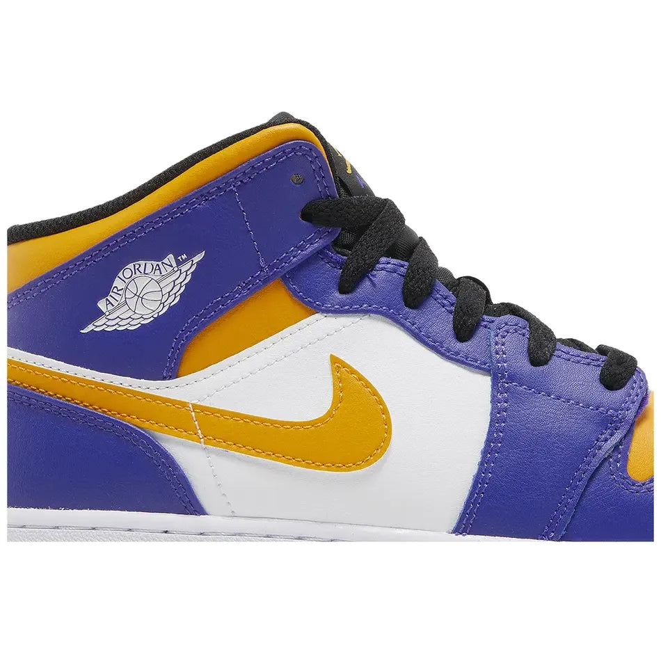 Air Jordan 1 Mid GS Lakers
