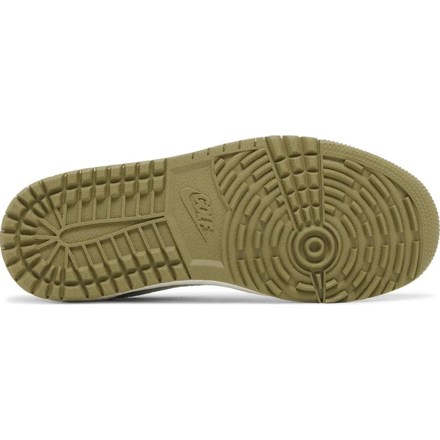 Travis Scott Air Jordan 1 Low Golf Olive Black by Travis Scott in Shoes. Available at KershKicks for £1100.00. A must-have for fans of Travis Scott looking to elevate their style with this Shoes.