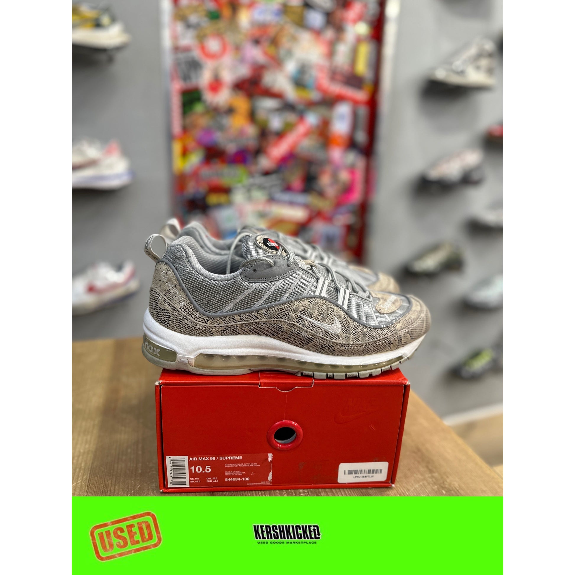 Nike Air Max 98 Supreme Snakeskin UK 9.5 by Nike from £175.00
