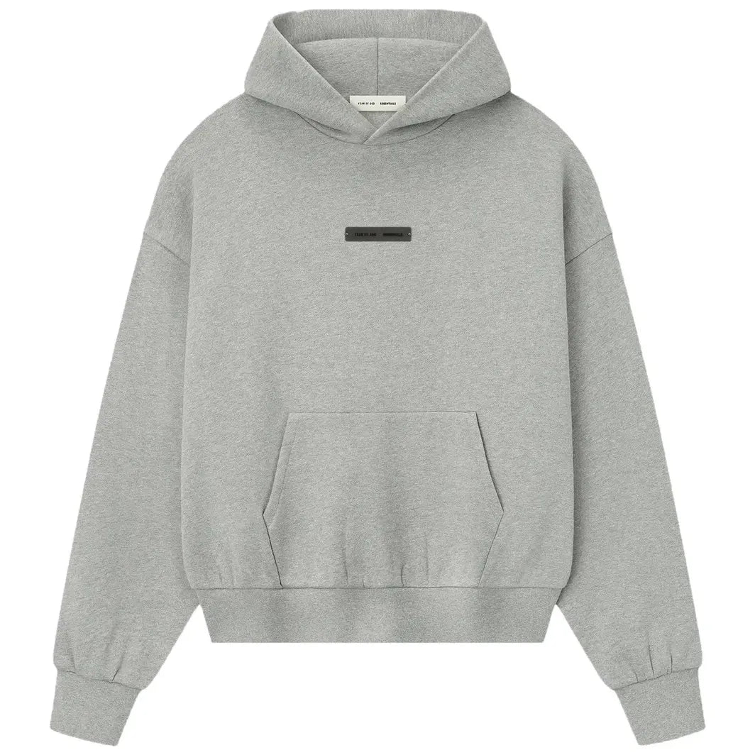 Fear of God Essentials Classic Hoodie 'Concrete Heather'
