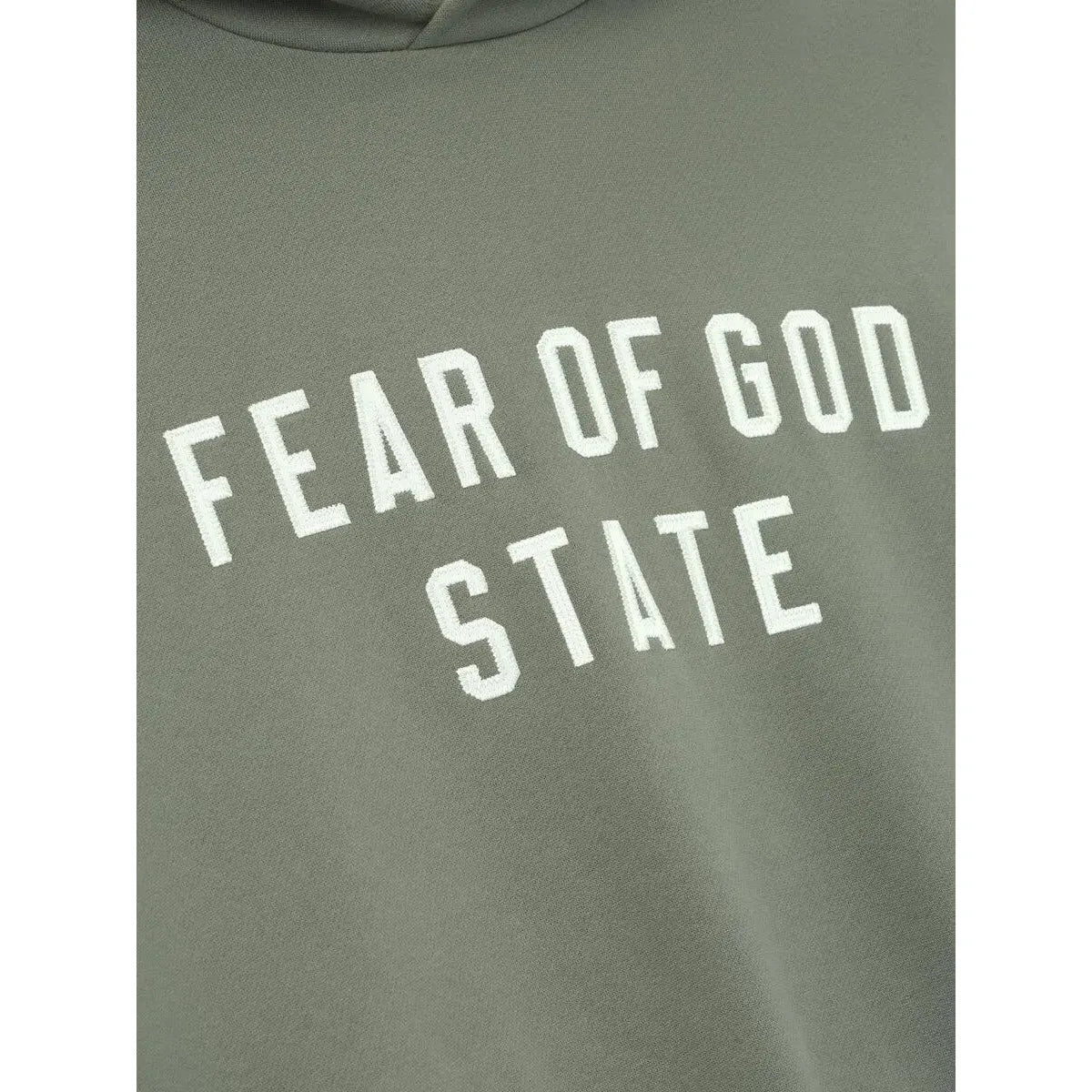 Fear of God Essentials 90's Fleece Hoodie Moss