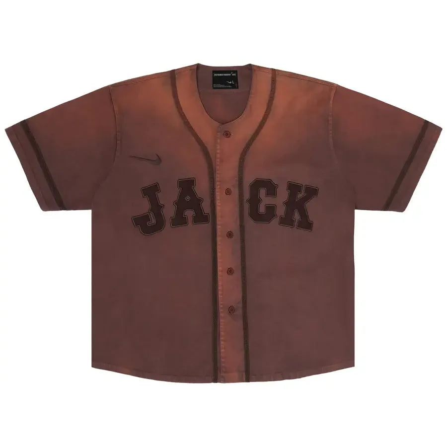 希少 Votica baseball Jersey Cactus Jack by Travis Scott x Fragment x Nike Tokyo Jack Retro