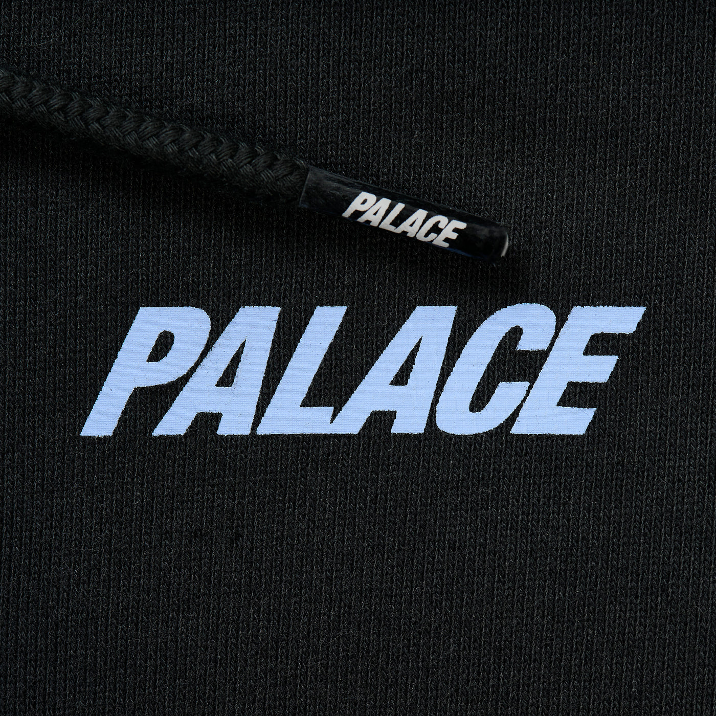 Palace Nike Font Swoosh Hoodie Black