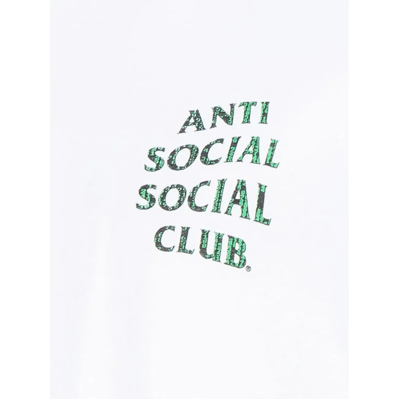 Anti Social Social Club Glitch T-shirt White by Anti Social Social Club in . Available at KershKicks for £85.00. A must-have for fans of Anti Social Social Club looking to elevate their style with this T-Shirt.