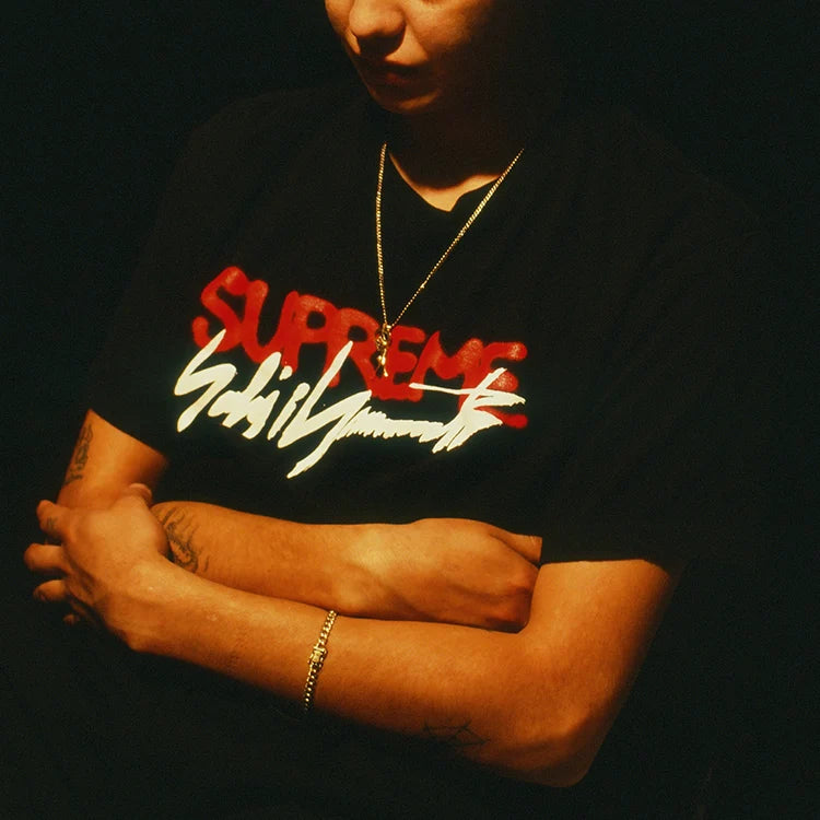 Supreme Yohji Yamamoto Logo Tee Black