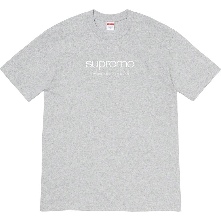 Supreme Shop Tee Heather Grey