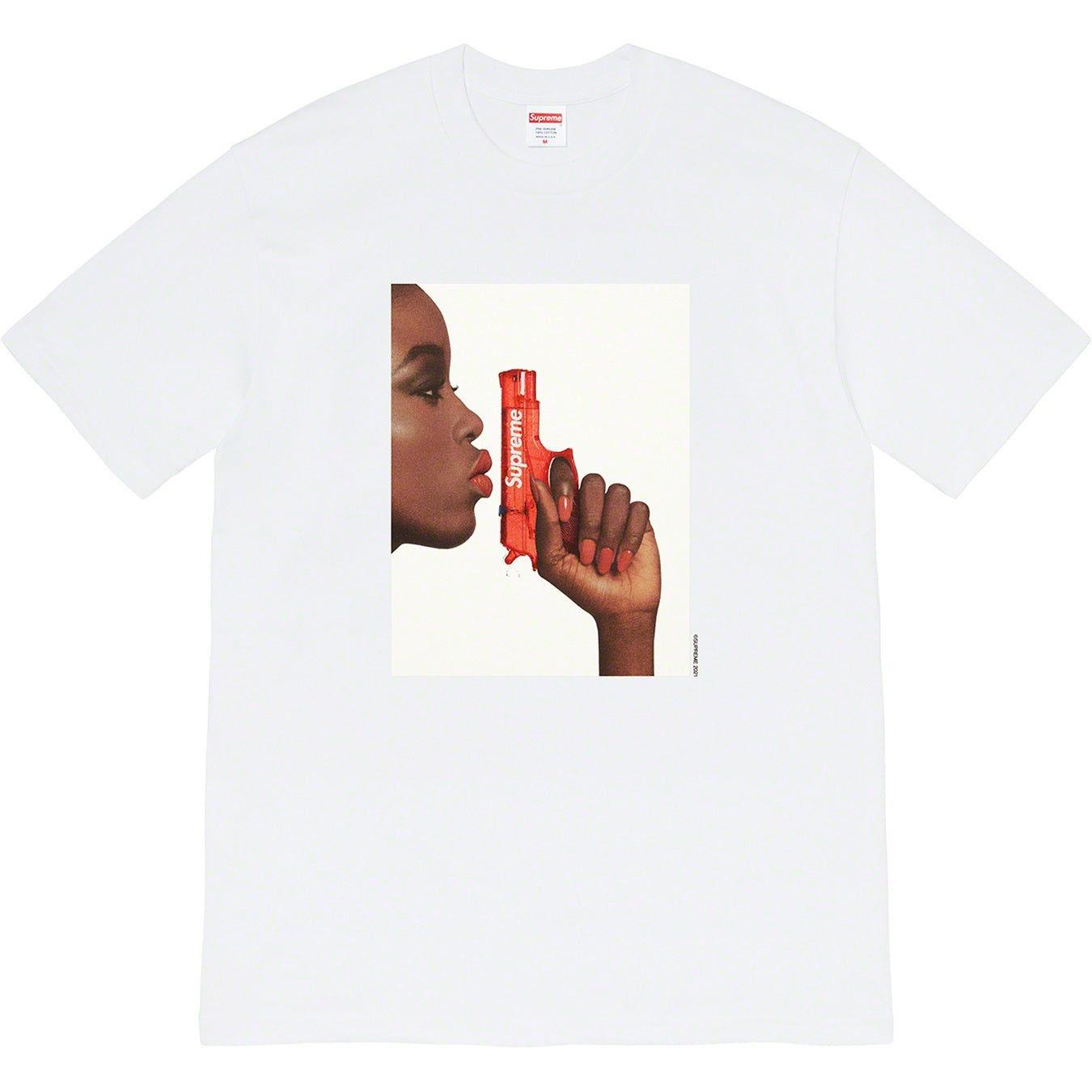 Supreme Water Pistol Tee White | Supreme | KershKicks