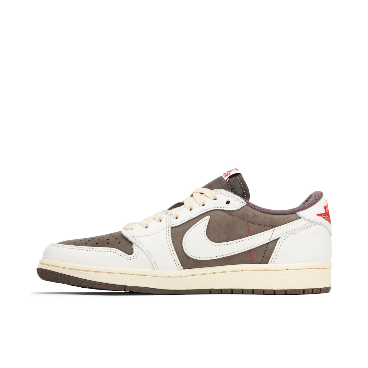 Jordan 1 Retro Low OG SP Travis Scott Reverse Mocha by Jordan's in Shoes. Available at KershKicks for £1450.00. A must-have for fans of Jordan's looking to elevate their style with this Shoes.