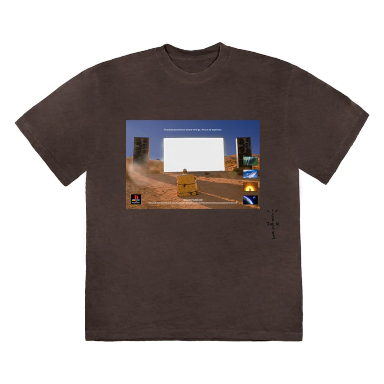 Travis Scott Monolith Day Youth T-shirt Brown by Travis Scott in . Available at KershKicks for £80.00. A must-have for fans of Travis Scott looking to elevate their style with this T-Shirt.