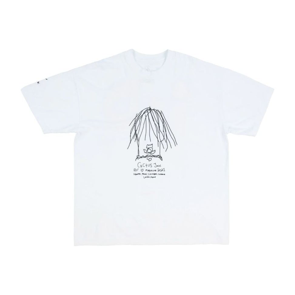 Travis Scott The Utopia Issue Tee White by Travis Scott in . Available at KershKicks for £80.00. A must-have for fans of Travis Scott looking to elevate their style with this T-Shirt.
