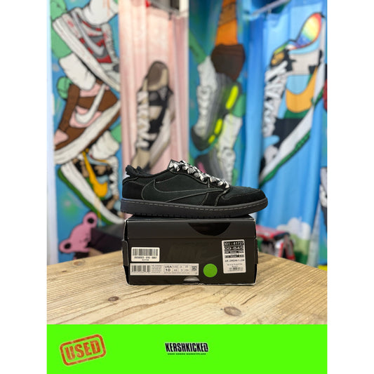 Jordan 1 Low Travis Scott Black Phantom UK 9