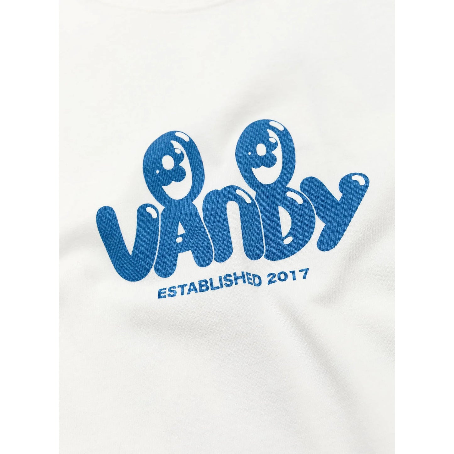 Vandy The Pink Off-white Cream Magazine Eye logo Tee