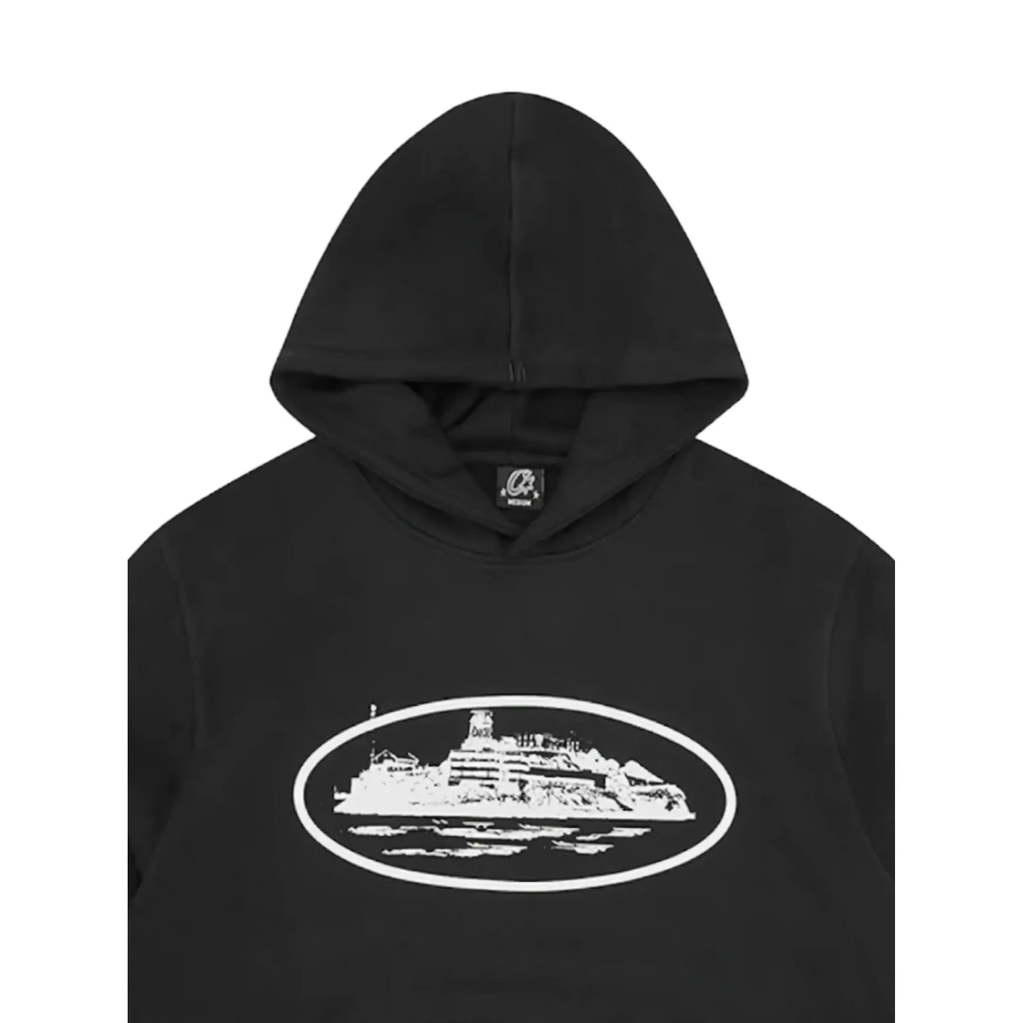Corteiz Alcatraz Hoodie Black