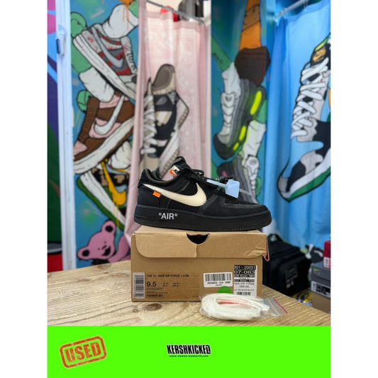 Nike Air Force 1 Low Off-White Black White UK 8.5