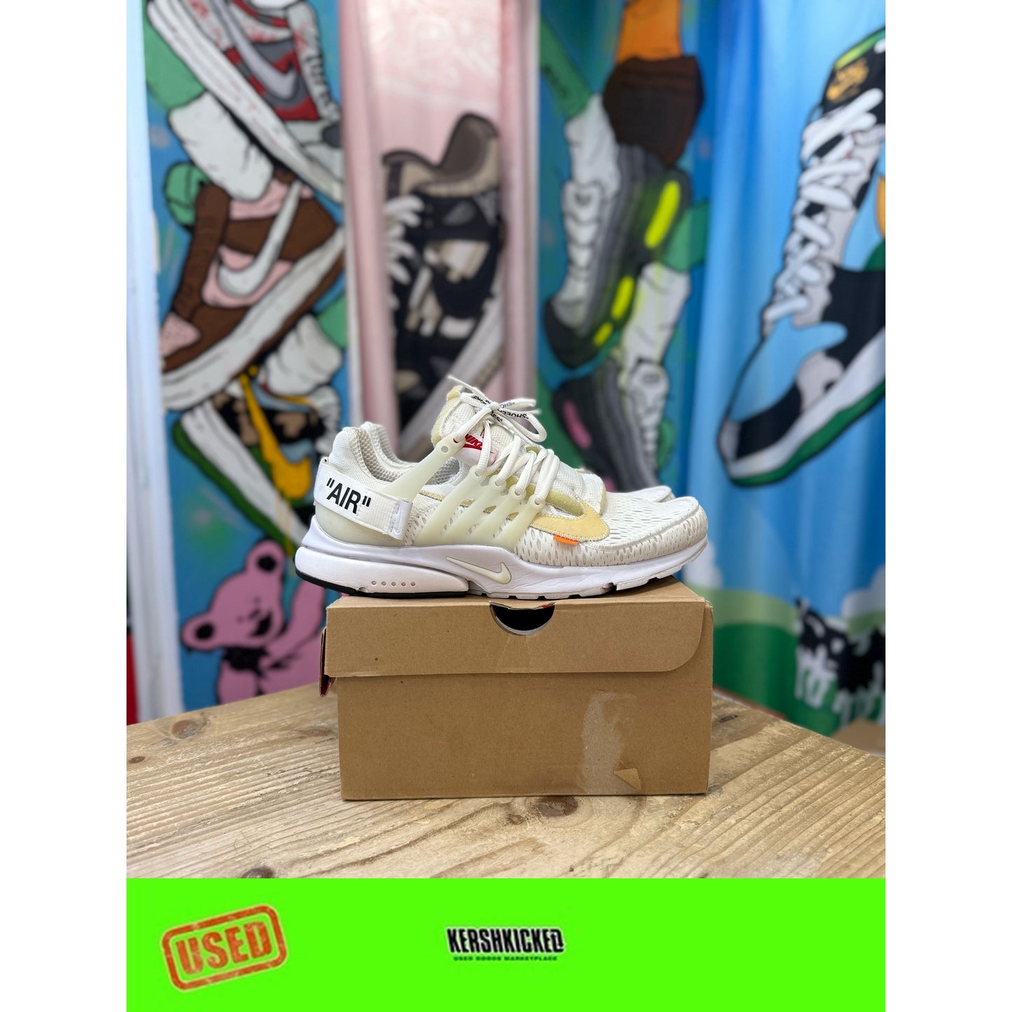 Nike Off White Presto White UK 9