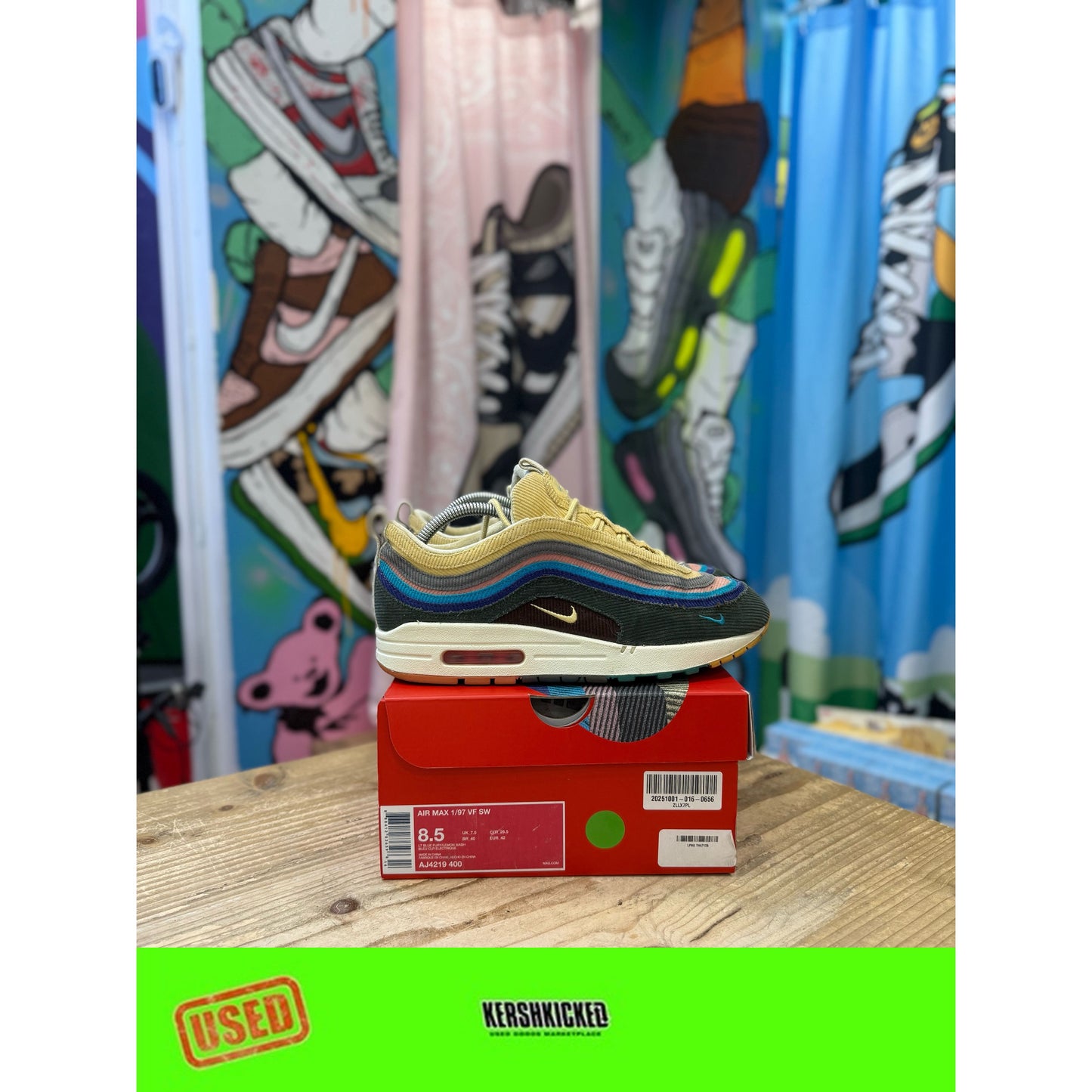 Nike Air Max 1/97 Sean Wotherspoon UK 7.5