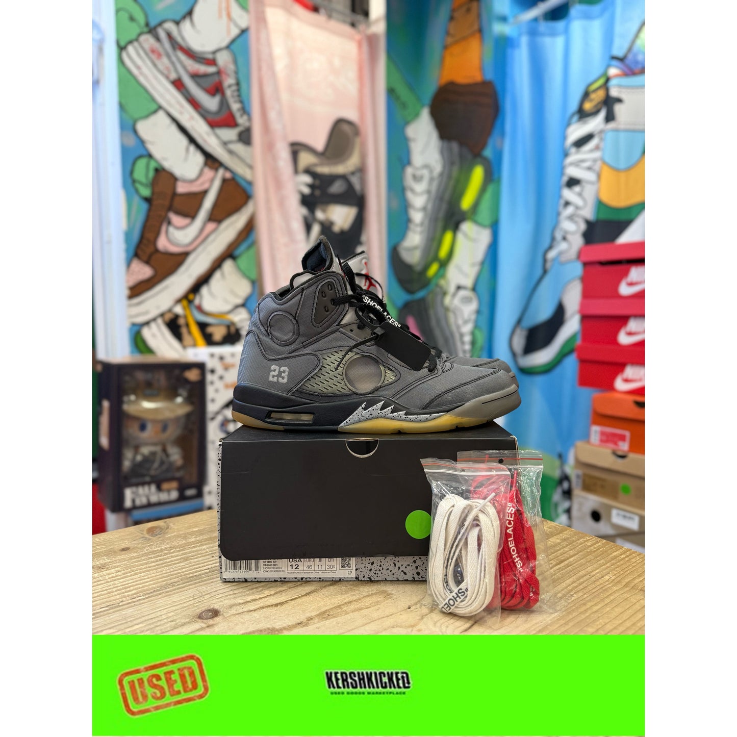 Jordan 5 Off White Muslin UK 11