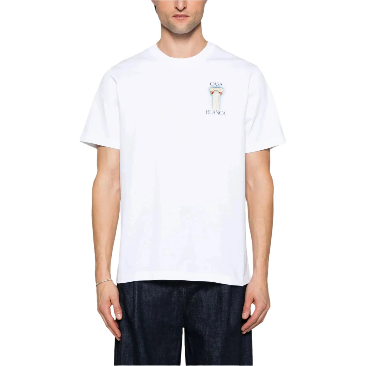 Casablanca La Colomne T-Shirt White