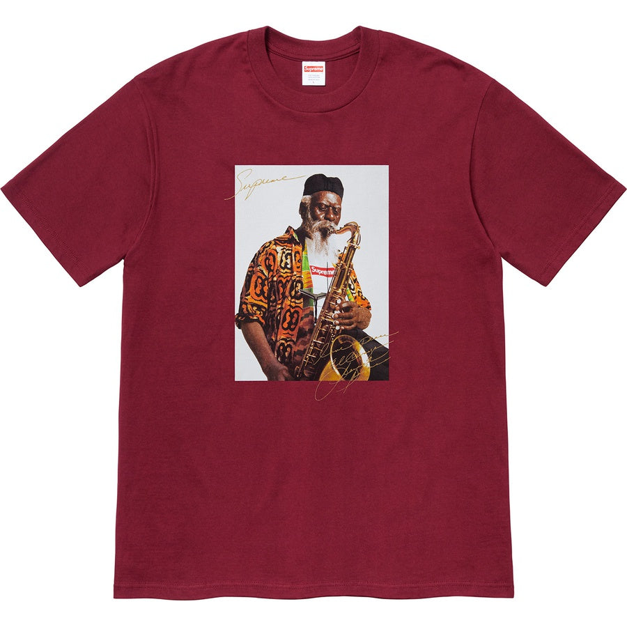 Supreme Pharoah Sanders Tee - Cardinal by Supreme in . Available at KershKicks for £110.00. A must-have for fans of Supreme looking to elevate their style with this T-Shirt.