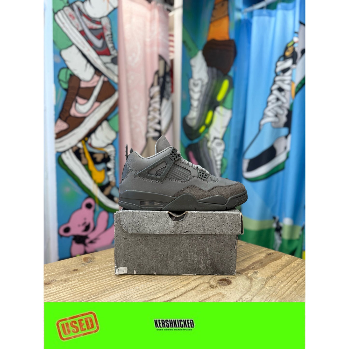 Jordan 4 Wet Cement UK7.5