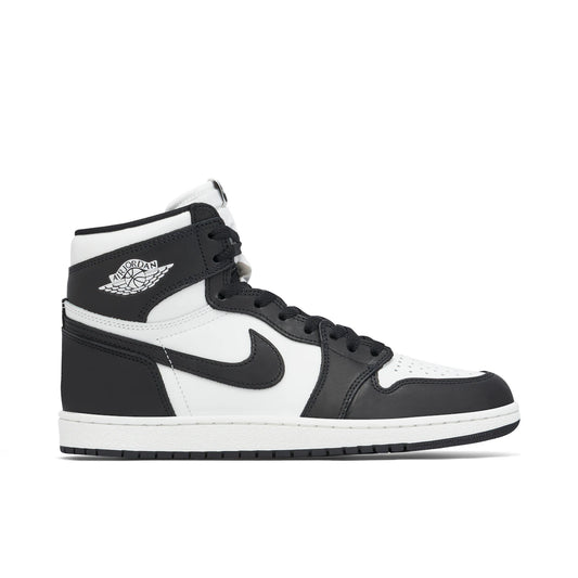 Jordan 1 Retro High 85 Black White (2023) by Jordan's in Shoes. Available at KershKicks for £250.00. A must-have for fans of Jordan's looking to elevate their style with this Shoes.
