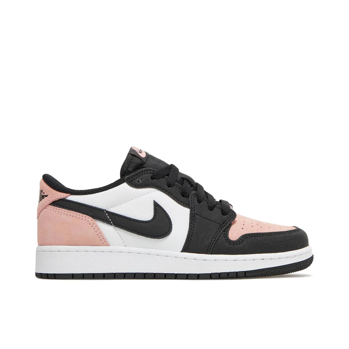 Jordan 1 Low OG Bleached Coral (GS) by Jordan's in Shoes. Available at KershKicks for £150.00. A must-have for fans of Jordan's looking to elevate their style with this Shoes.