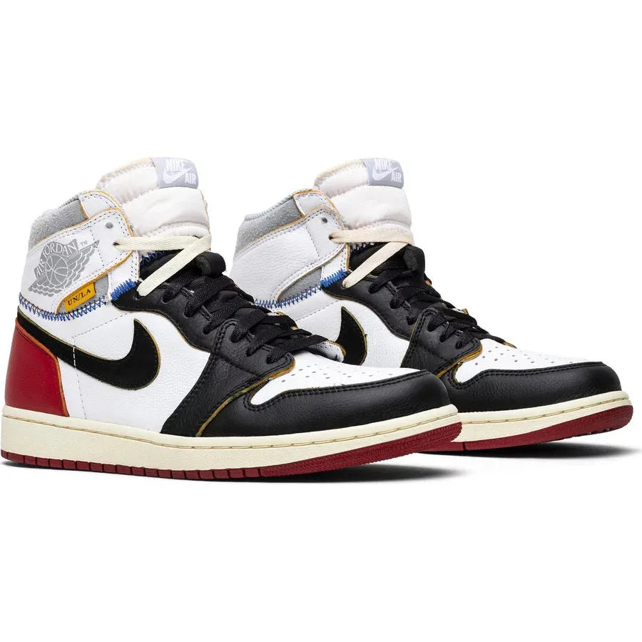 Jordan 1 Retro High Union Los Angeles Black Toe by Jordan's in Shoes. Available at KershKicks for £1450.00. A must-have for fans of Jordan's looking to elevate their style with this Shoes.