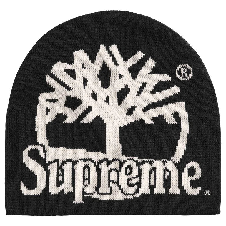 SUPREME TIMBERLAND BEANIE BLACK