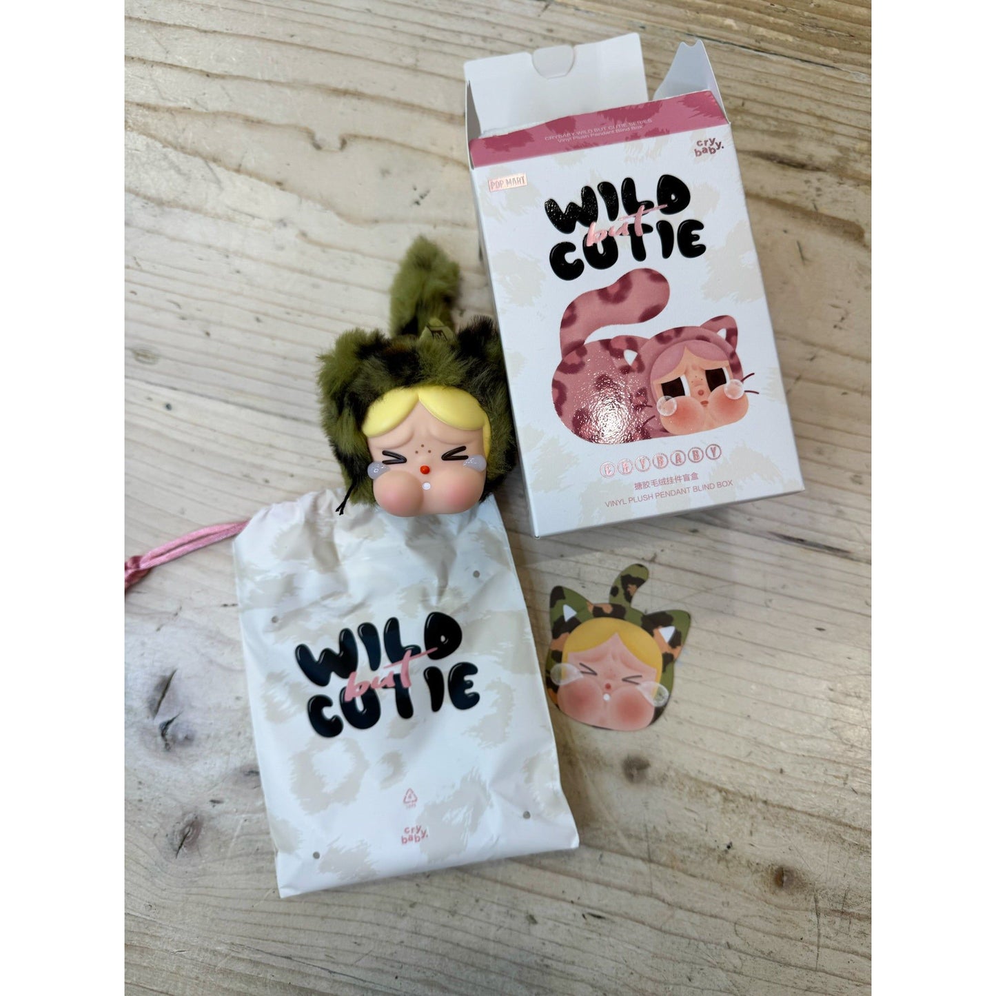 Pop Mart CRYBABY Wild but Cutie Series Vinyl Plush Pendant Sealed Blind Box