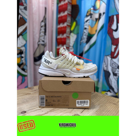 Nike Off White Presto White UK7