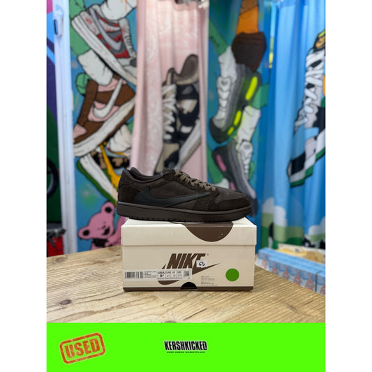 Jordan 1 Low Travis Scott Velvet Brown UK 8.5