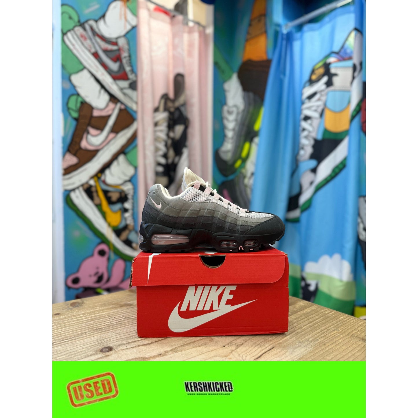Nike Air Max 95 Pink Foam Big Bubble UK5