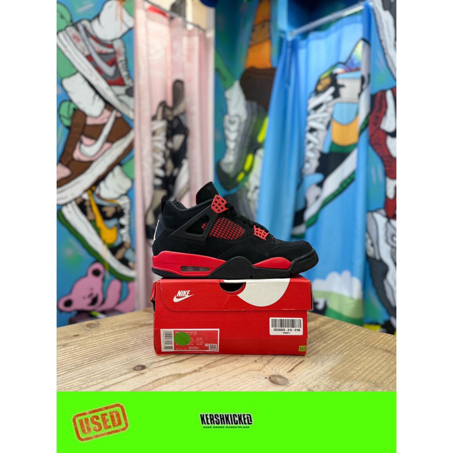 Jordan 4 Red Thunder UK7