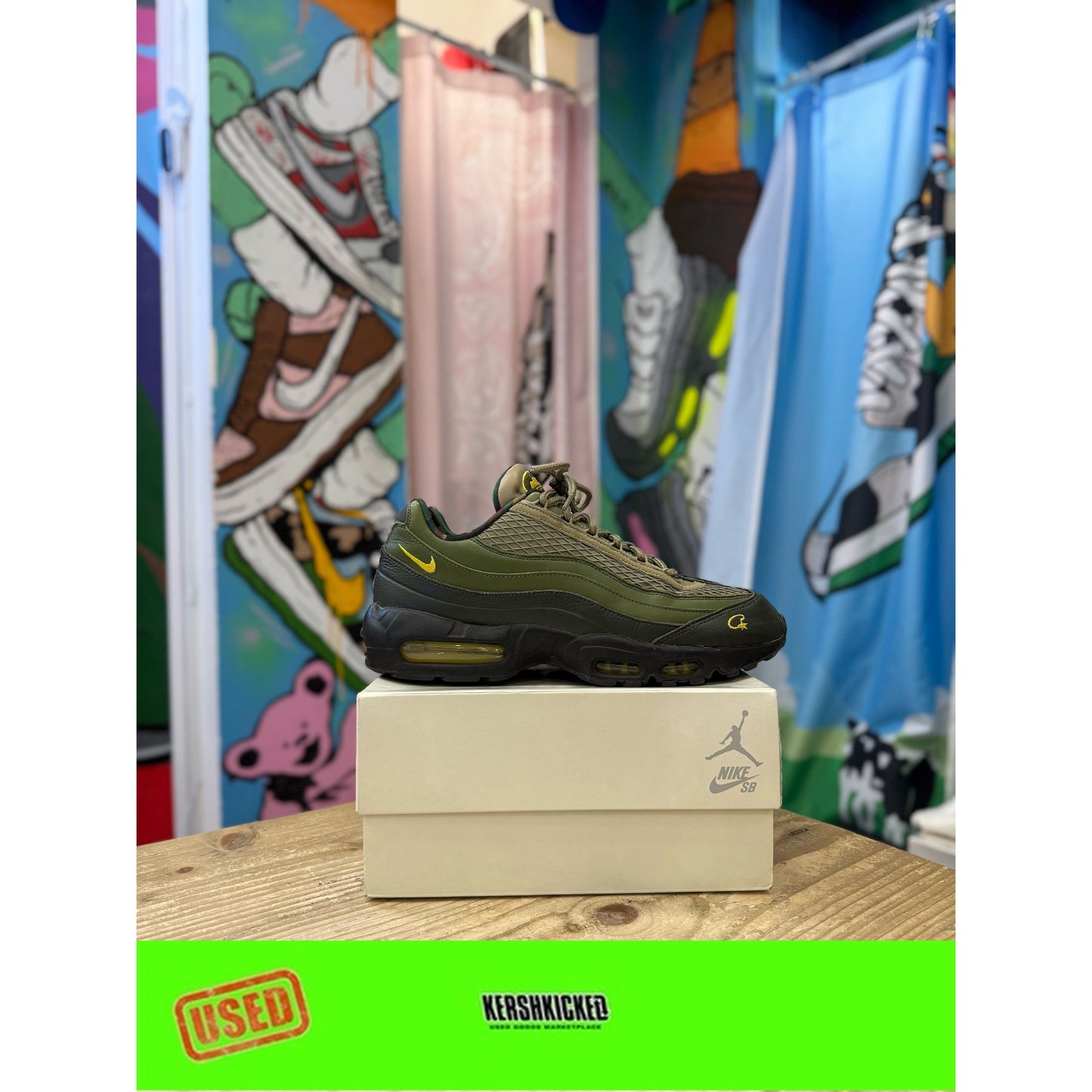 Nike Air Max 95 Corteiz Gutta Green UK10