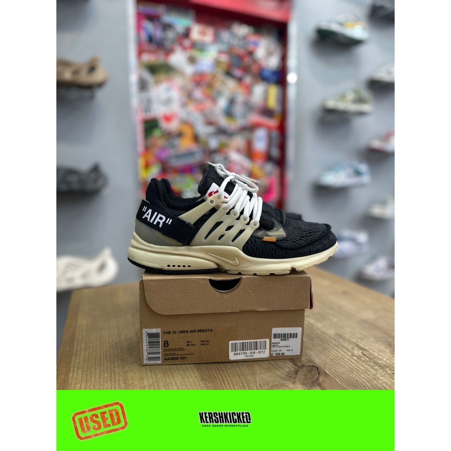 Nike Air Presto Off-White OG UK 7