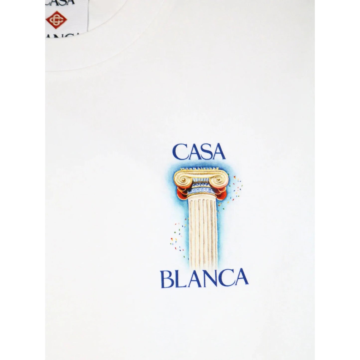 Casablanca La Colomne T-Shirt White