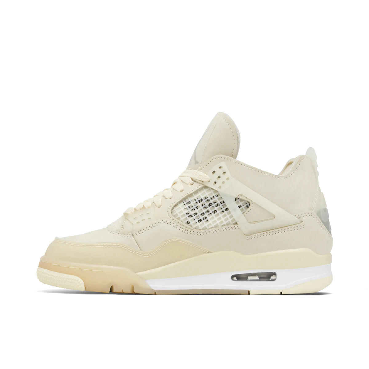 Jordan 4 Retro Off-White Sail (W) by Jordan's in Shoes. Available at KershKicks for £1100.00. A must-have for fans of Jordan's looking to elevate their style with this Shoes.