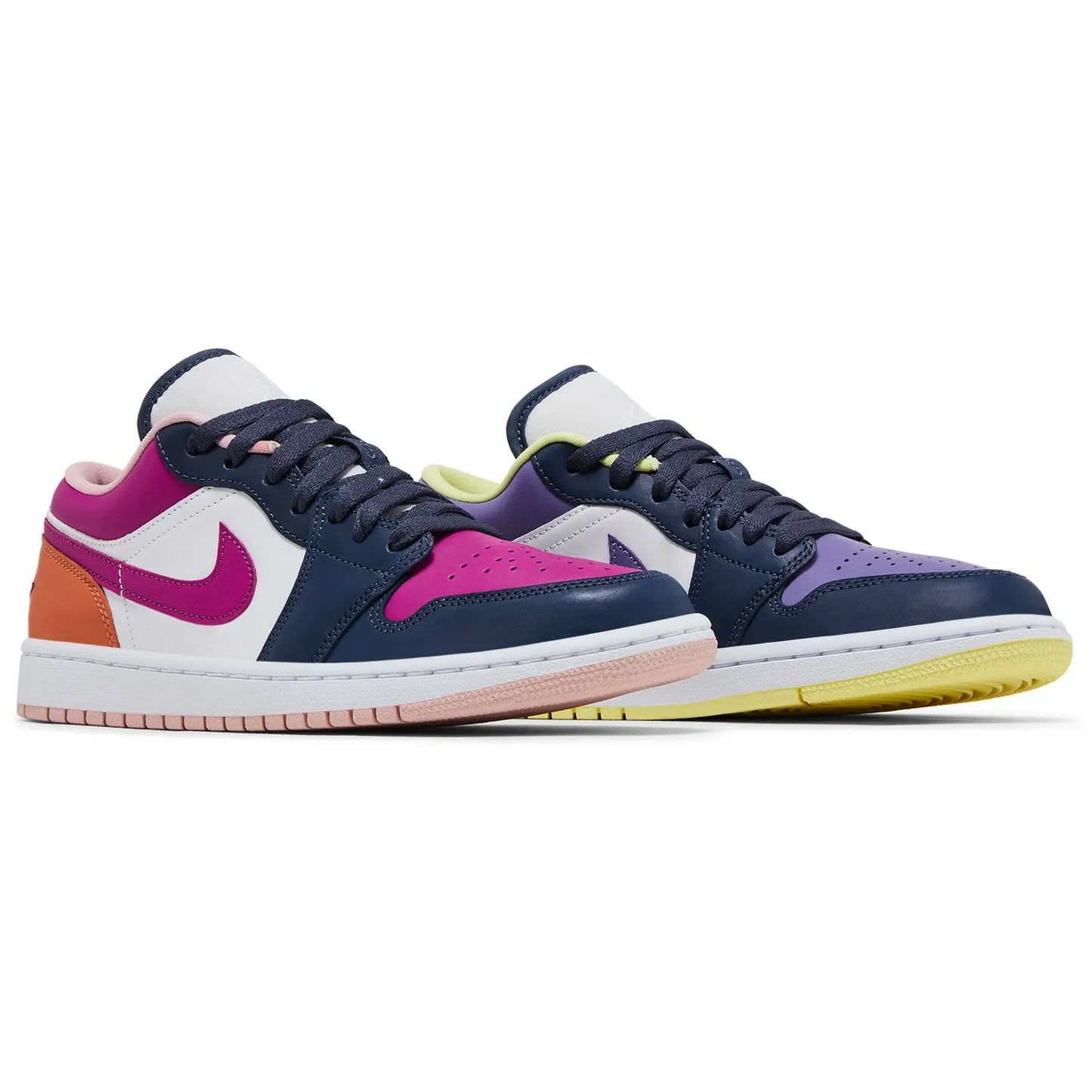 Wmns Air Jordan 1 Low SE Mismatched Purple Magenta