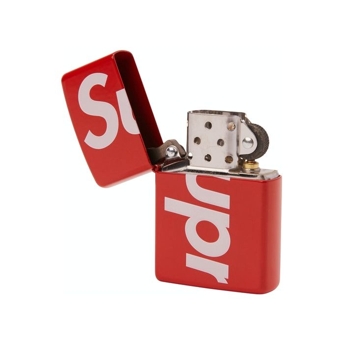 Supreme Logo Zippo Red