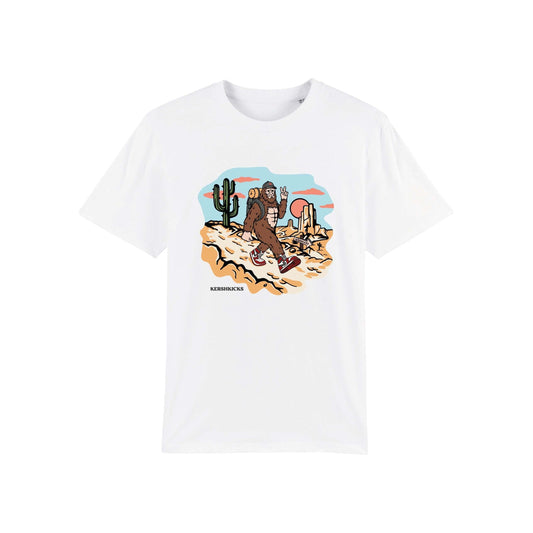 Big Foot Hiker Tee by KershKicks in Clothing. Available at KershKicks for £29.75. A must-have for fans of KershKicks looking to elevate their style with this T-Shirt.